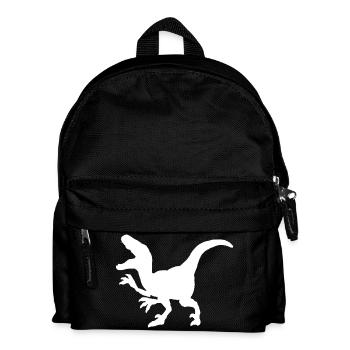 Dinosaurier: Velociraptor - Kinder Rucksack - Schwarz - Vorne