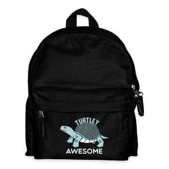 Turtley Awesome - Kids' Backpack - black - Front