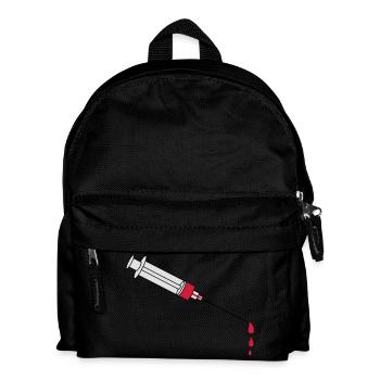 Blood Syringe - Kinder Rucksack - Schwarz - Vorne