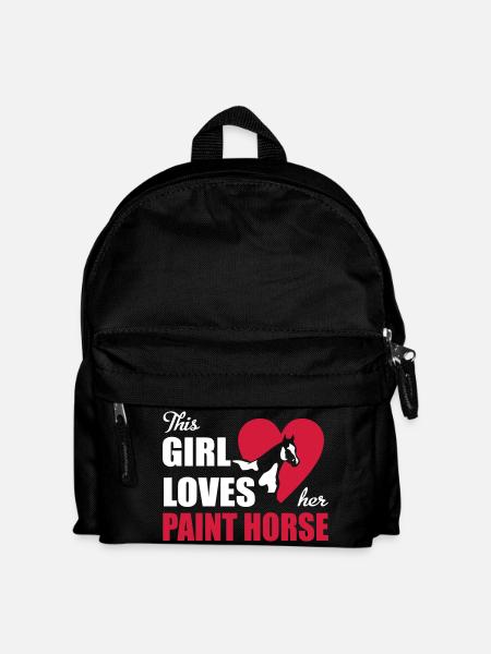 Paint Horse - Kinder Rucksack - Schwarz