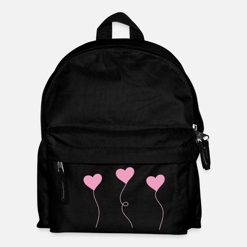 heart - Kids' Backpack - black