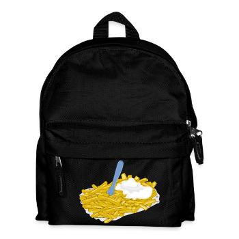 potato - Kids' Backpack - black - Front