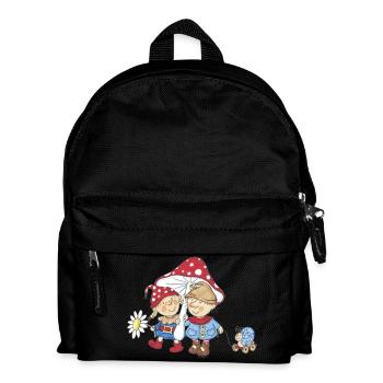 Wichtel_05 - Kinder Rucksack - Schwarz - Vorne