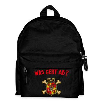 Teenager Premium T-Shirt - Was geht ab? - Kinder Rucksack - Schwarz - Vorne