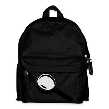 lupe_02 - Kinder Rucksack - Schwarz - Vorne