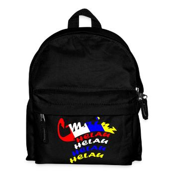 Helau Carnival Design - Kids' Backpack - black - Front