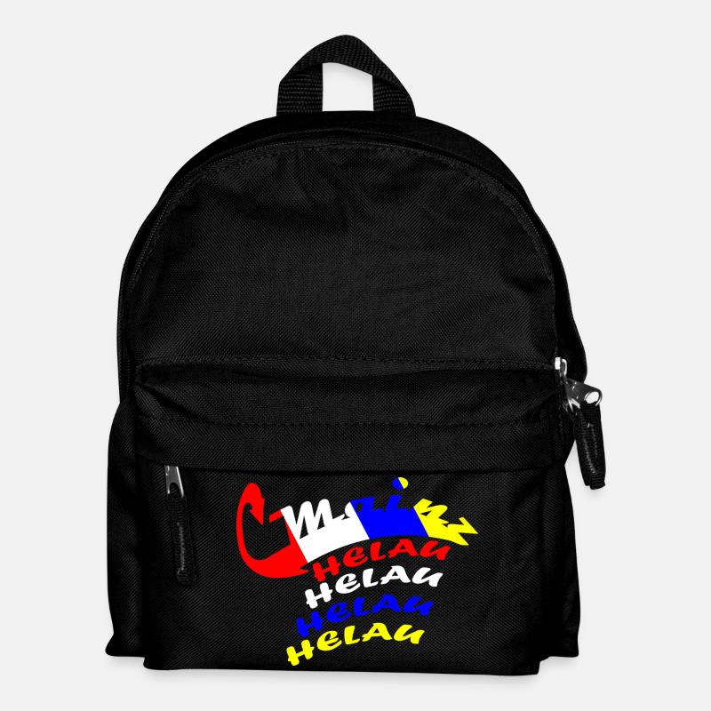 Helau Carnival Design - Kids' Backpack - black
