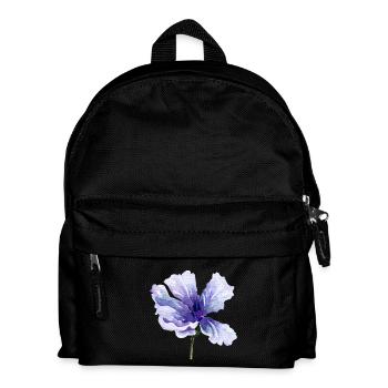 Blume - Kinder Rucksack - Schwarz - Vorne
