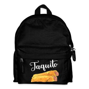 Taco Taquito Match - Kids' Backpack - black - Front