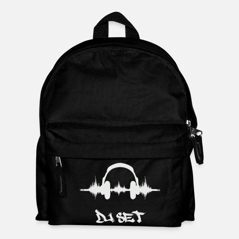 Der DJ - Kinder Rucksack - Schwarz