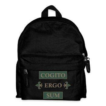 Cogito ergo sum - Kids' Backpack - black - Front