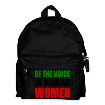 Be the voice of iranian women - Kids' Backpack - black - Front