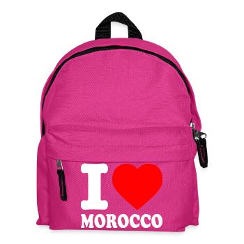 I love morocco - maroc - Sac à dos Enfant - fuchsia - Devant