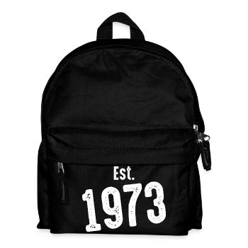 Est 1973 Vintage Distress - Kids' Backpack - black - Front