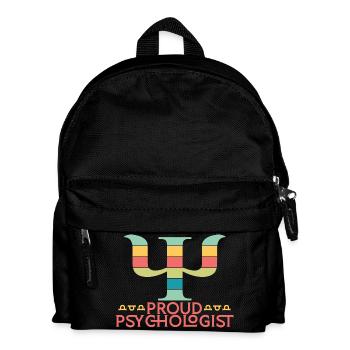 Fier psychologue - avec des éléments de psychologie - Sac à dos Enfant - noir - Devant