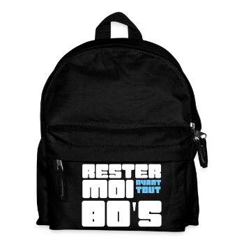 Rester moi avant tout 80's - Sac à dos Enfant - noir - Devant