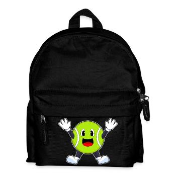 Tennisball Tennis - Kinder Rucksack - Schwarz - Vorne