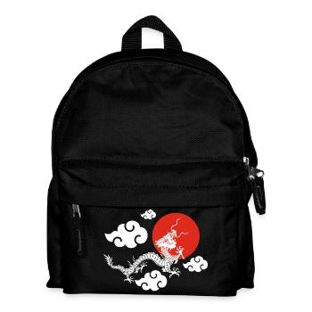 L'envol du dragon blanc - Sac à dos Enfant - noir - Devant