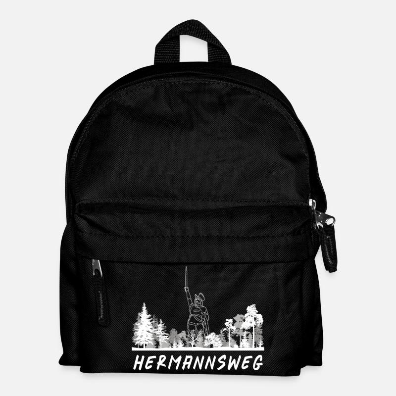 Hermannsweg - Kinder Rucksack - Schwarz