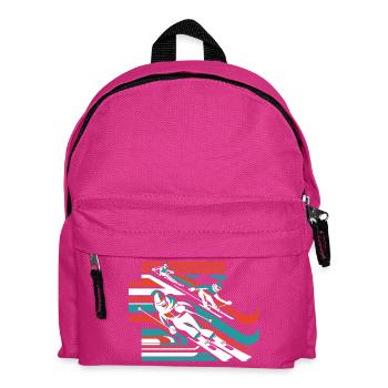 Ski Sports d’hiver Neige Hiver - Sac à dos Enfant - fuchsia - Devant