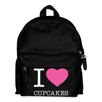 J’ADORE LES CUPCAKES - Sac à dos Enfant - noir - Devant