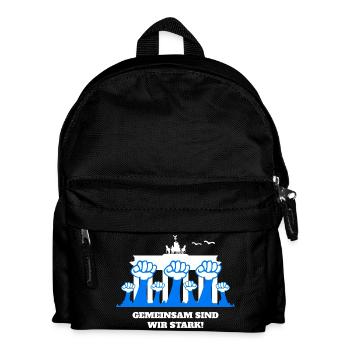 Together we are strong - Kids' Backpack - black - Front