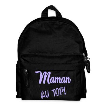 BONNE FÊTE MAMAN. MAMAN. FÊTE DES MÈRES - Sac à dos Enfant - noir - Devant