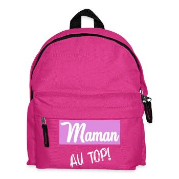 MAMAN. FÊTE DES MÈRES - Sac à dos Enfant - fuchsia - Devant
