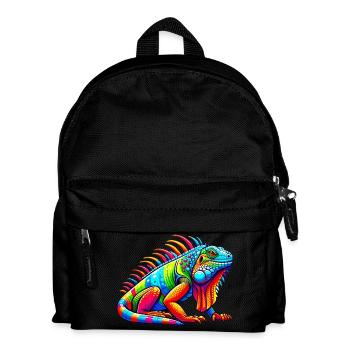 Iguana - Kids' Backpack - black - Front