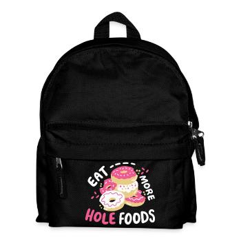 Donut Donut-Liebhaber - Kinder Rucksack - Schwarz - Vorne