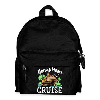 Flitterwochen Kreuzfahrt Urlaub - Kinder Rucksack - Schwarz - Vorne
