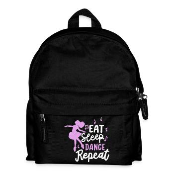 Ballett Tanzen Ballerina - Kinder Rucksack - Schwarz - Vorne