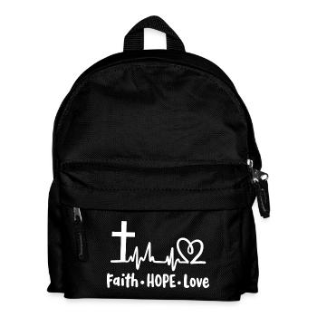 Christlich Glaube Religiös - Kinder Rucksack - Schwarz - Vorne