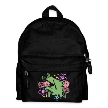Klavierspieler Pianist - Kinder Rucksack - Schwarz - Vorne