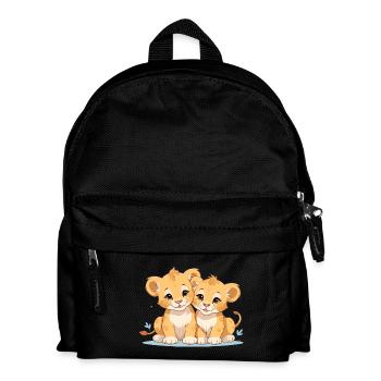 Lion cubs - Kids' Backpack - black - Front