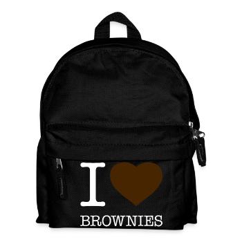 I LOVE BROWNIES - Kids' Backpack - black - Front