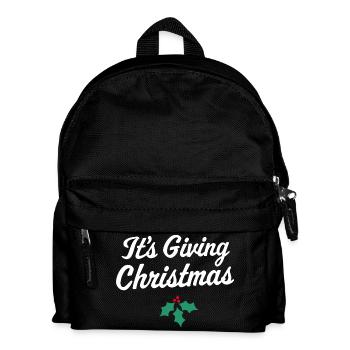 Es ist das Schenken von Weihnachten - Kinder Rucksack - Schwarz - Vorne