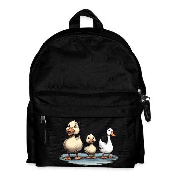 ENTEN UND GANS - Kinder Rucksack - Schwarz - Vorne