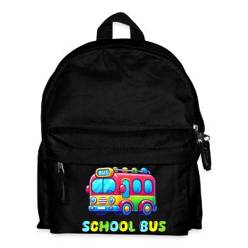 École de bus - Sac à dos Enfant - noir - Devant