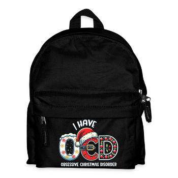 OBSESSIVE WEIHNACHTSSTÖRUNG - Kinder Rucksack - Schwarz - Vorne
