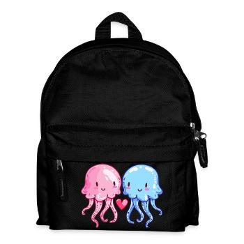 Jellyfish Couple Love Valentine's Day - Kids' Backpack - black - Front