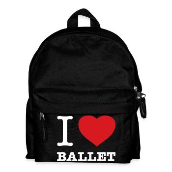 I LOVE BALLET - Kids' Backpack - black - Front