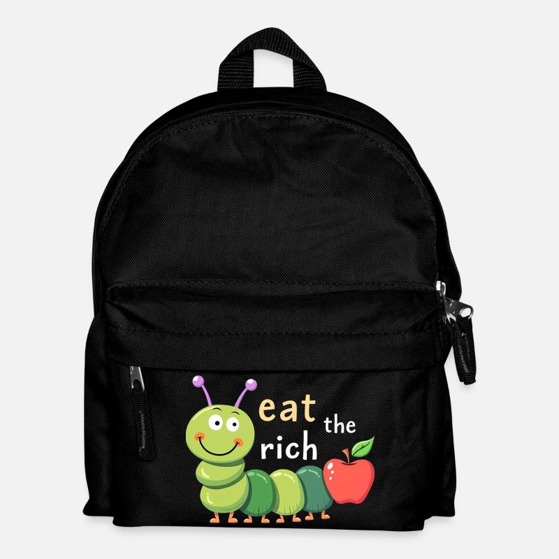 Eat The Rich - Hungry Caterpillar - Kinder Rucksack - Schwarz