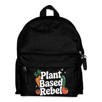 Vegetarian Vegan Veggie Vegetarian - Kids' Backpack - black - Front