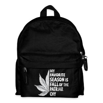 Ma saison préférée est La Chute du Patriarcat - Sac à dos Enfant - noir - Devant