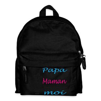 Dad plus Mom - Kids' Backpack - black - Front