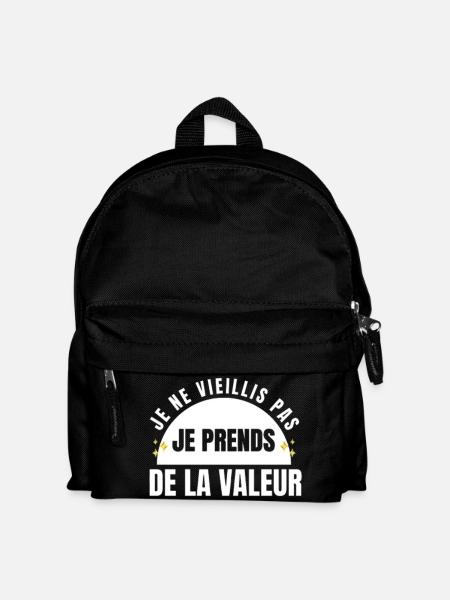 I don't get old, I increase in value - Kids' Backpack - black