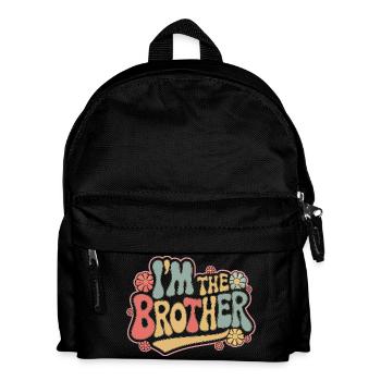 Brother Big Brother Sibling Family - Kids' Backpack - black - Front