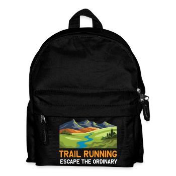 Trail Running - Escape the Ordinary - Kids' Backpack - black - Front