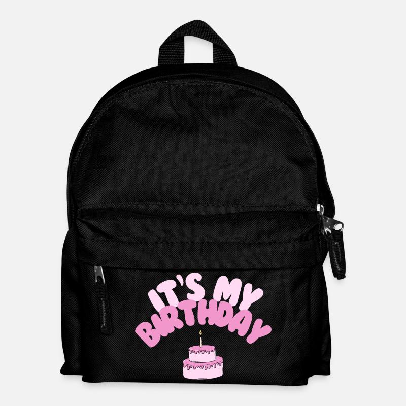 C’est ma chemise d’anniversaire | Anniversaire avec gâteau - Sac à dos Enfant - noir